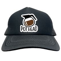 POT HEAD FUNNY Trucker Cap Foam Baseball Cap Hat Logo Mesh HF0060 - $15.83