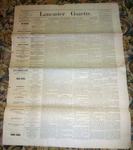 Lancaster, New Hampshire Gazette Newspaper - September 28, 1886 - £15.47 GBP