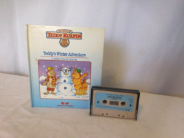Teddy Ruxpin Teddy’s Winter Adventure Book &amp; Tape 1980s Worlds of Wonder... - €15,36 EUR