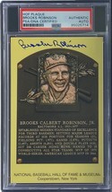 Brooks Robinson Signed 4x6 Baltimore Orioles HOF Plaque Card PSA/DNA 85025714 - £53.80 GBP