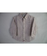 JANIE and JACK Boy&#39;s Long Sleeve Button Down Shirt size 18-24 M - $17.64 CAD