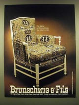 1990 Brunschwig &amp; Fils Les Sphinx Medaillons print Provincial Armchair Ad - £13.80 GBP