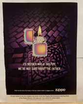 2004 Vintage 8X11 Print Ad For Zippo Lighters &quot;It&#39;s Mother Was A Tailpipe...&quot; - £3.87 GBP