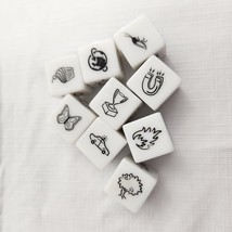 Story Dice Game White Nine Piece - £7.12 GBP