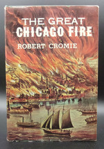 Robert Cromie Great Chicago Fire 1958 First Edition Hardcover Dj Maps Photos Art - £14.32 GBP