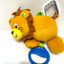 Baby Einstein Discover and Go Lion Plush Stuffed Hanging Toy Lovey Teeth... - $12.60