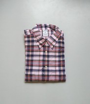 Brooks Brothers Check Plaid Long Sleeve Button Down Cotton  Shirt FTP 0010 - $62.37