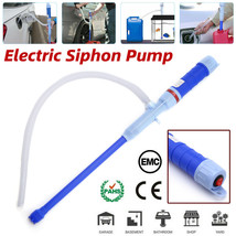 Electric Water Siphon Pump Liquid Transfer Gas Oil Fish Tank Battery Ope... - $54.98