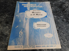 Mazurka in A Minor French Horn Piano Accompaniment - £2.39 GBP