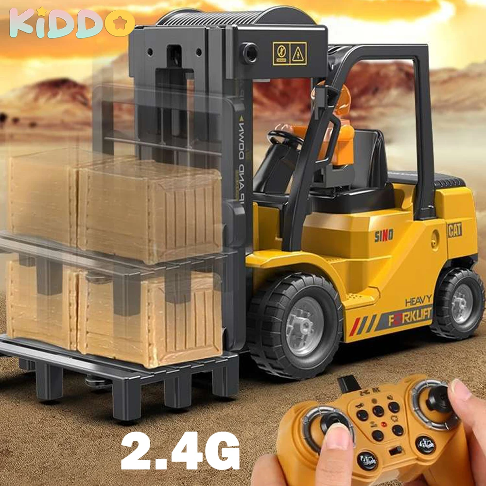 RC Car Forklift Cranes Children Toys Remote Control Cars Toys for Boys Truck - £40.76 GBP+