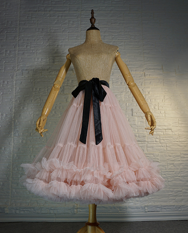 Layered ballet tulle skirt  13 
