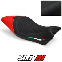 Ducati Monster 797 Seat Cover 2017 2018 2019 2020 Red Luimoto Suede Carbon - $220.00