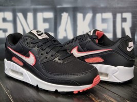 Nike Air Max 90 Black/Soft Pink Running Shoes DA8726-001 Women 6.5 - £94.46 GBP