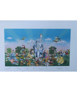 Walt Disney World A Party in the Kingdom Limited Release 2005 Lithograph... - $602.13 MXN