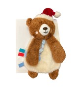 Modern Baby Snuggle Blankie Security Blanket Christmas Bear Teether Sens... - $4.15