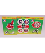 1990 Fleer Team Stickers 3 Cleveland Indians Cincinatti Reds Action Series  - $3.99