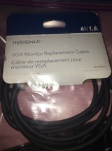 -INSIGNIA VGA Monitor 6 ft  Replacement Cable  NS-PV06501 - £17.08 GBP