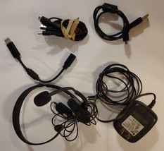 Lot Of 5 Original Xbox Controller Breakaway Cable Headset, And Other Cords - $14.52