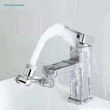 Multifunctional Rotatable Universal Faucet Anti-splash Head Mouth Bathroom Wash  - £5.61 GBP+