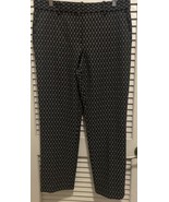THEORY Classic Slim Crop Jacquard Slim Cropped Pants Size 8 - $75.21 CAD