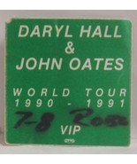 HALL &amp; OATES - VINTAGE ORIGINAL CONCERT TOUR CLOTH BACKSTAGE PASS *LAST ... - €8,87 EUR