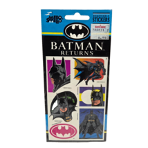 VINTAGE 1992 MELLO SMELLO BATMAN RETURNS REMOVABLE STICKERS NEW SEALED D... - $13.54