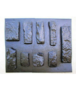 OKL-43 - 5 SETS OF CONCRETE LIMESTONE MOLDS (43) MAKE 1000s OF ROCK WALL... - €406,60 EUR