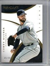 2015 Panini Immaculate 05/99 Corey Kluber #43 Indians - £2.33 GBP