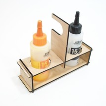 No Glue Glue Caddy Holder Organizer Hanger Laser Cut from 2.7 mm Plywood... - £12.45 GBP