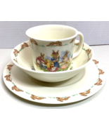 Royal Doulton Bunnykins Plate, Bowl, Cup Set Fine Bone China Made in Eng... - £27.79 GBP