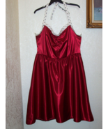 Retro Style Halter Top Dress-Plus Size Rockabilly Swing Cocktail Dress-P... - $39.00