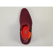 Men's TAYNO Chelsea Chukka Soft Micro Suede Zip up Boot Coupe S Wine image 11