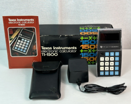 Electronic Calculator  Texas Instruments TI-1500- Parts or Repair - L@@K - $270.23 MXN