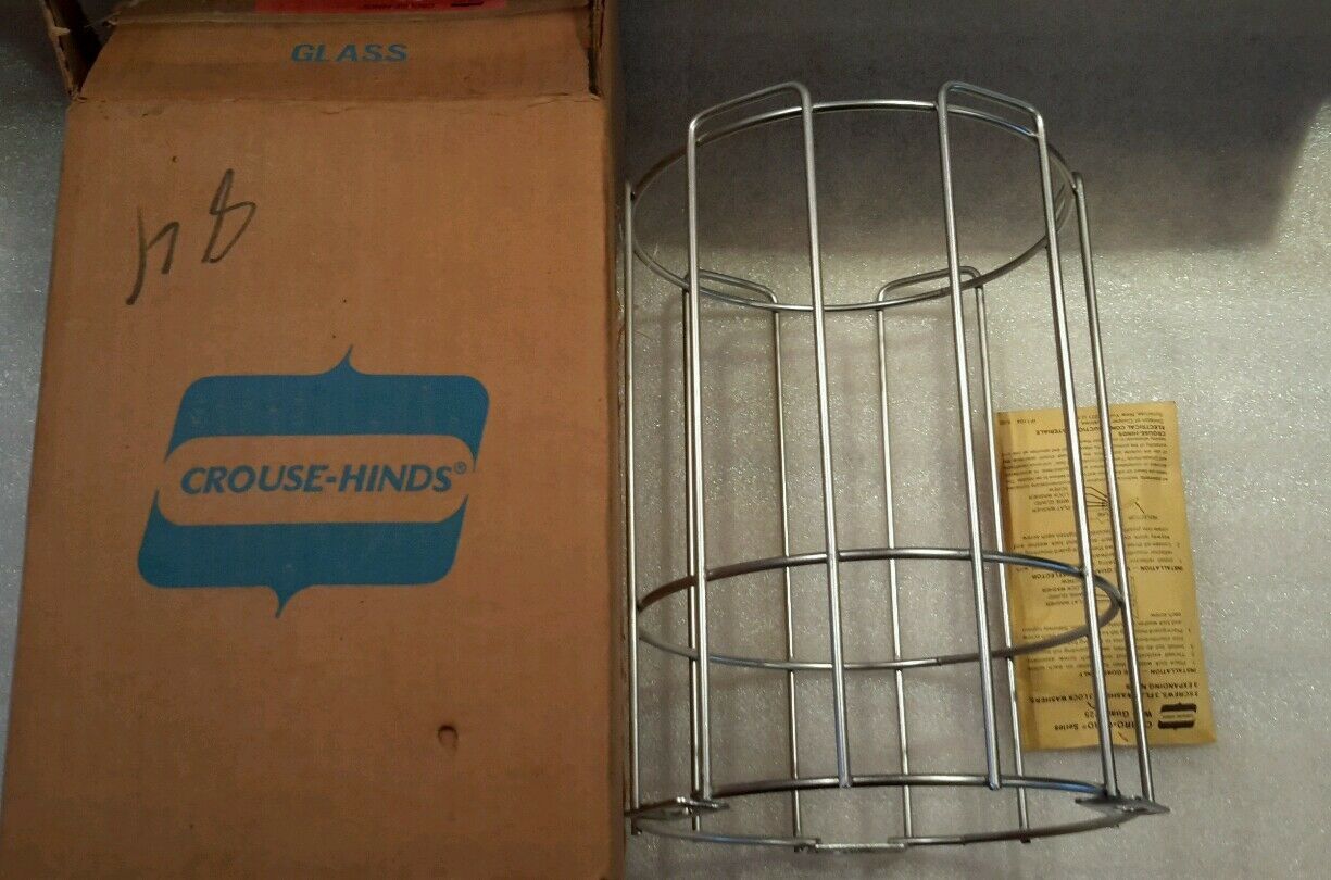 CROUSE HINDS P25 STAINLESS STEEL WIRE GUARD NEW $69  - $51.61