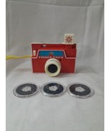  Fisher Price Changeable Picture Disc Toy Camera w/ 3 Discs Modern 2011 - £19.60 GBP