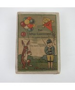 The Merry Quartet Playing Card Game German COMPLETE &amp; Instructions Antiq... - £79.08 GBP