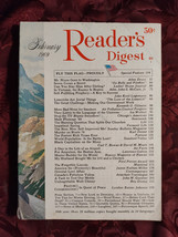Readers Digest February 1969 Walt Disney Allen Drury Paul Ehrlich Aricibo - £8.63 GBP