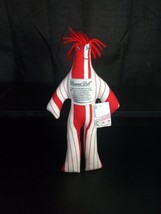 NEW Original Dammit Doll Plush Stress Reliever 13” Peppermint Red Candy Cane  - £12.01 GBP