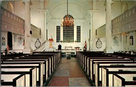 Postcard - Interior of Christ Church In Philadelphia, Pennsylvania (C6) - £4.68 GBP