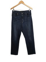 Uniqlo Jeans Womens 28 Boyfriend Straight High Rise Stretch Denim Casual... - $21.04