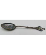 Antique 800 Silver Enamel Souvenir Spoons – Austrian Bad Jschk - has mak... - $450.39 MXN