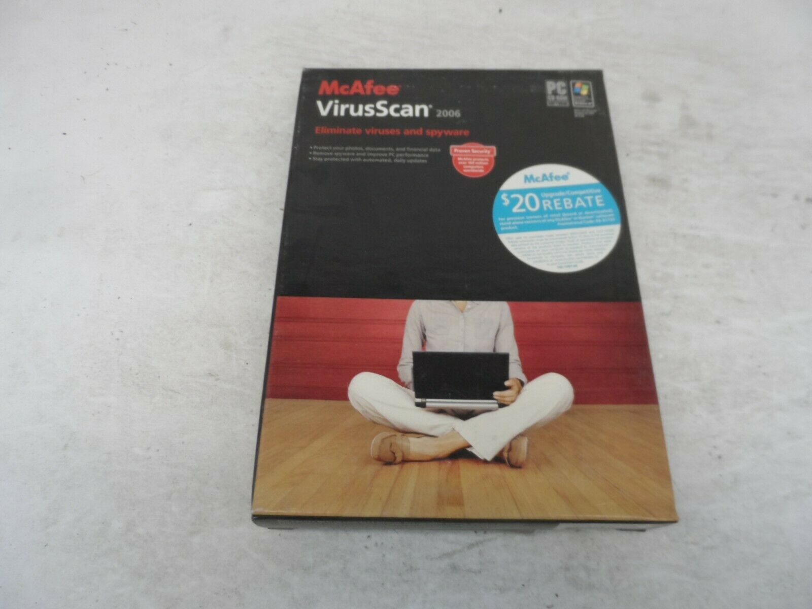 Primary image for McAfee VirusScan 2006 for Windows XP,2000,ME & 98 CD-ROM
