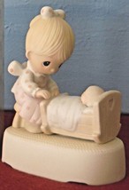 Mozart&#39;s Lullaby Music Box Figurine E-5204 Precious Moments Flame Mark MIB - $34.99
