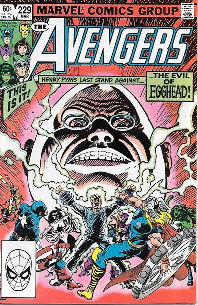 The Avengers Comic Book #229 Marvel Comics1983 VERY FINE- - $2.99