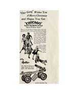 Chicago Roller Skates 1933 Advertisement Rubber Tire Wheels Christmas DW... - €17,34 EUR