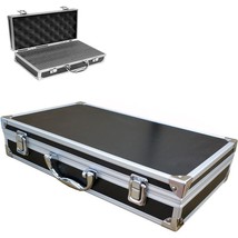 Portable Aluminum Instrument Equipment Case Outdoor Storage Sponge Tool Box - £32.70 GBP