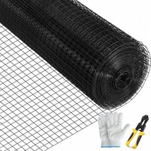 Hardware Cloth, 24&quot; x 100&#39; &amp; 1&quot;x1&quot; Mesh Size, Galvanized Steel Vinyl Coated ... - $96.48