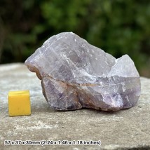 Purple amethyst crystal: natural healing stone, birthstone, meditation, - £14.32 GBP