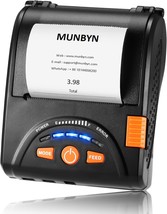 Munbyn Bluetooth Receipt Printer, 58Mm, Not Support Ios/Iphone/Ipad/Mac/Doordash - £58.60 GBP