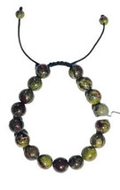 10mm Jasper, Dragon Blood Bracelet - £38.21 GBP